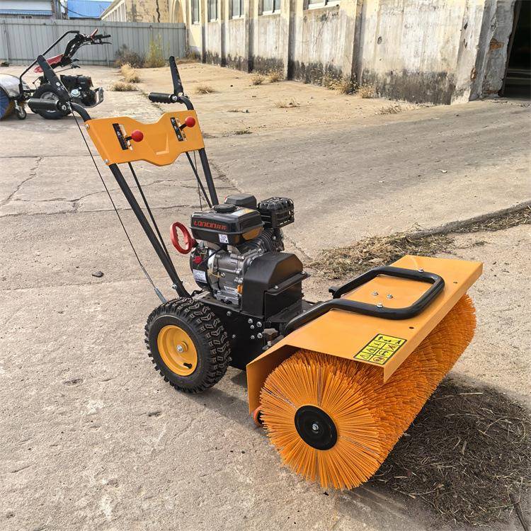 多功能道路除雪机物业小区地面扫灰机全齿轮抛雪机6.5马力
