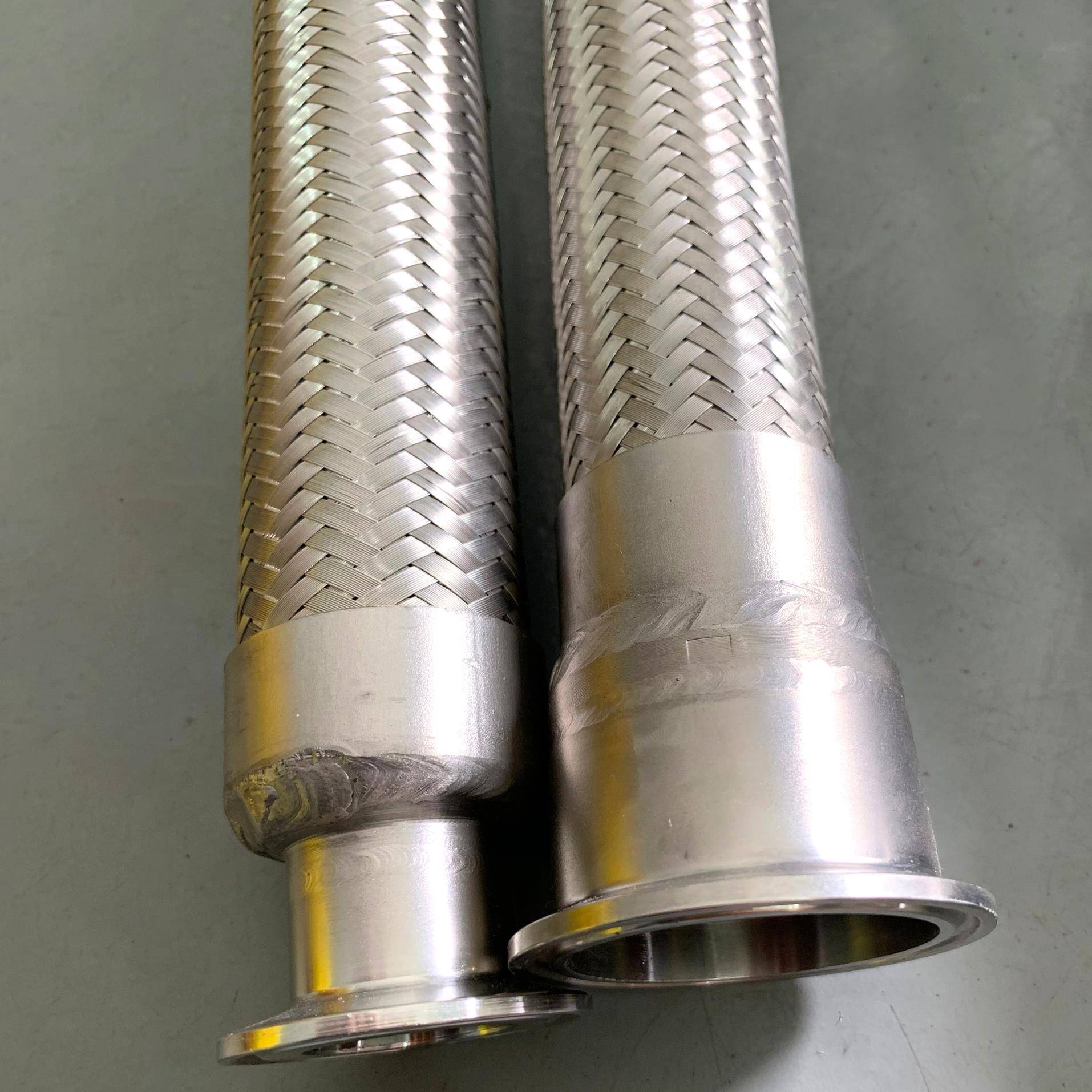 格雷特不锈钢编织BW20耐高温清洗不锈钢法兰波纹管