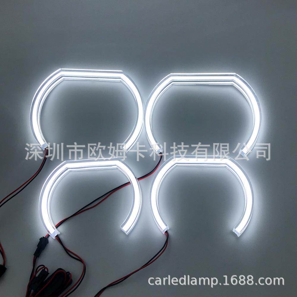 E53X5水晶天使眼PMMALED汽车大灯装饰光圈2835适用B