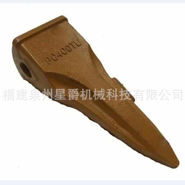 泉州挖机牙齿小松200尖齿加厚岩石破冰平齿柳工特尖牙PC400TL