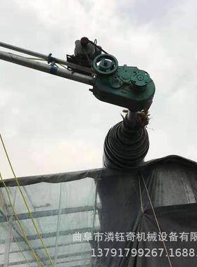 大棚保温被卷放机小五轴大棚卷帘机潾钰奇大棚卷帘机