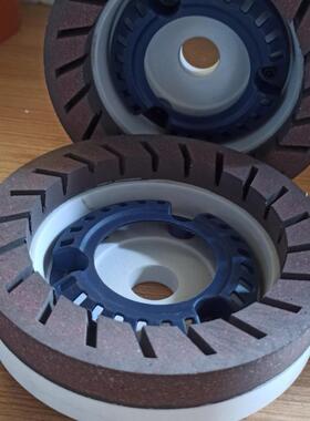 博义斜边机玻璃岩板陶瓷内齿树脂金刚石轮斜边机磨轮D150