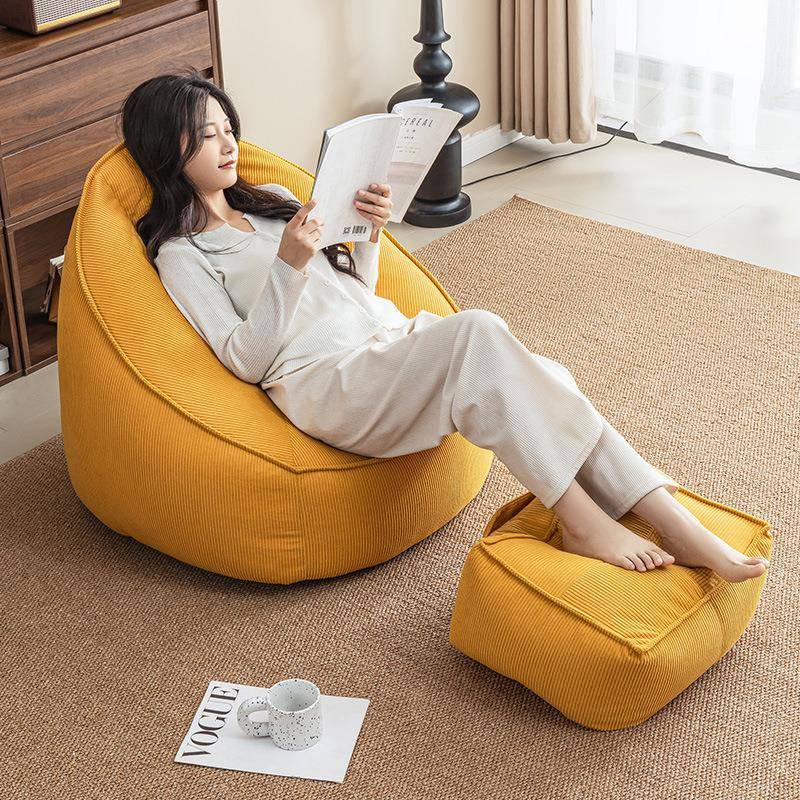 豆袋懒人沙发客厅单人可躺可睡榻榻米卧室躺椅阳台休闲靠背沙发