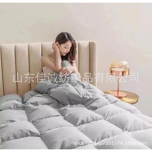 鹅绒被面料80支鹅绒填充物特性吸湿透气抗菌价格可议