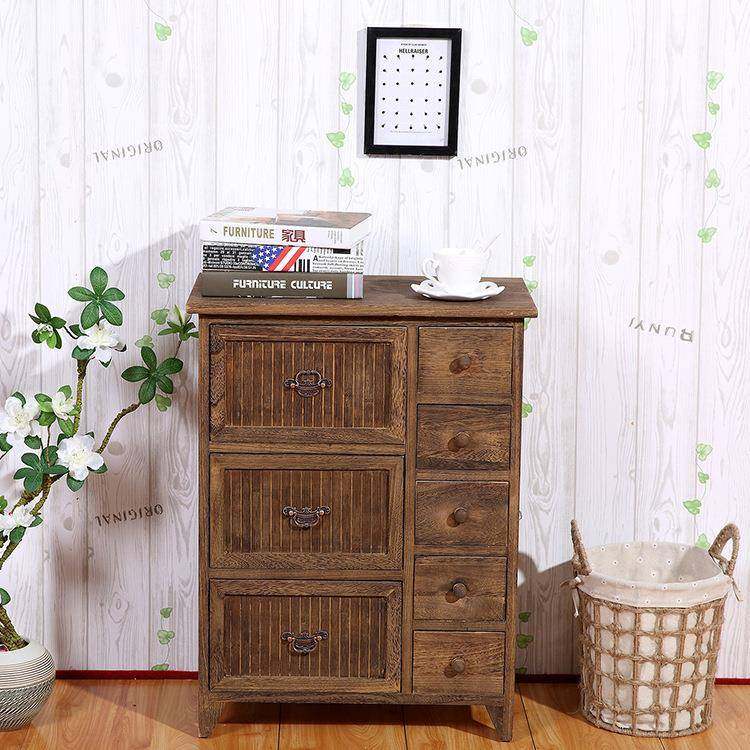 直接供应多层古典中式收纳柜抽屉式杂物收纳柜全实木杂物柜