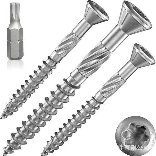 Decking Screw 不锈钢甲板螺丝 梅花槽露台木螺钉景观木栈道专用