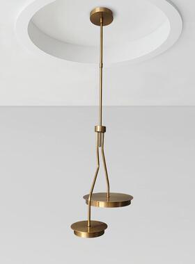 北欧后现代风格灯具创意轻奢大气餐厅人字工业风树杈吧台LED吊灯