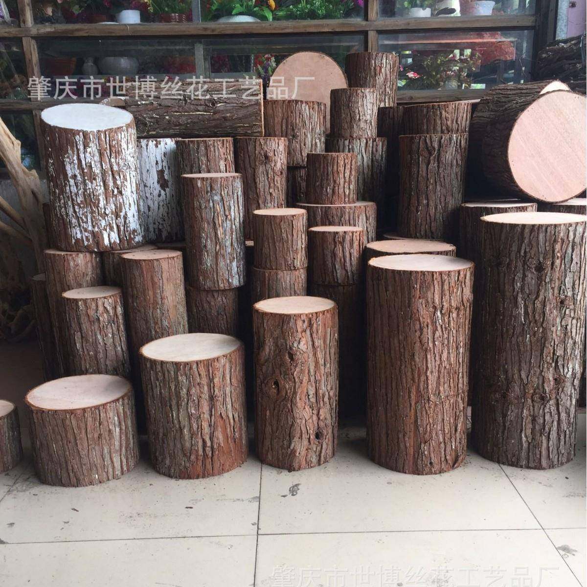 仿真木桩空心树桩茶几桌摄影婚庆用品杉皮木墩摆件家居装饰真,基础建材,脚轮/万向轮,淘宝优惠券,粉丝福利购,淘宝优惠卷