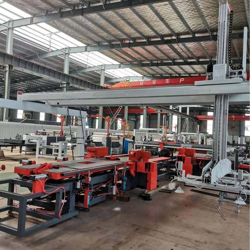 数控纤维水泥板切割锯L型滑轨造型多层板胶合板四边切边机