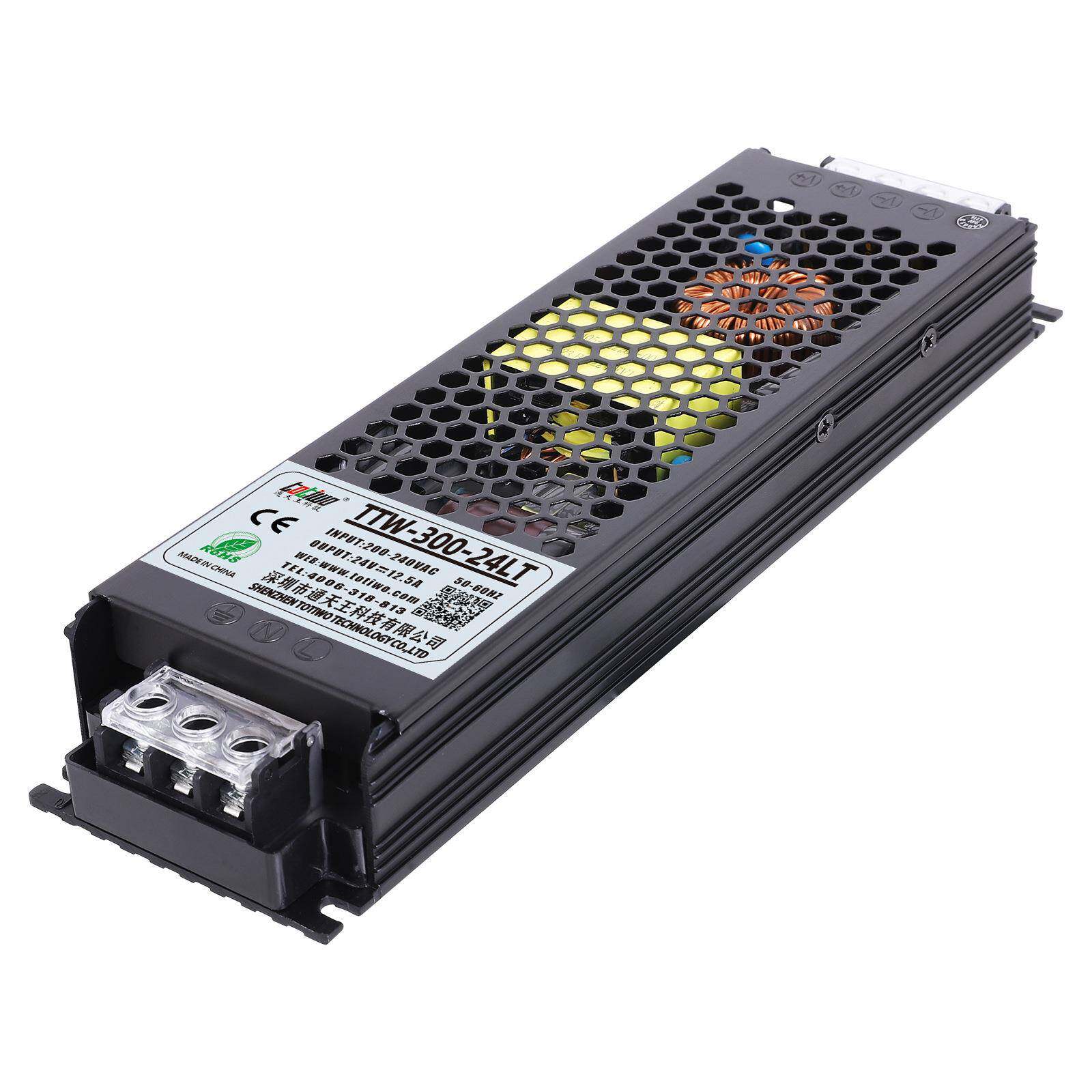 led长条开关电源12v24v48v卡布灯箱广告线性灯变压器300w驱动电源