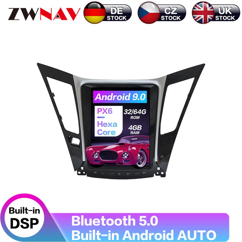 适用于12-14款高通8核PX6现代索纳塔8安卓智能中控竖屏导航一体机