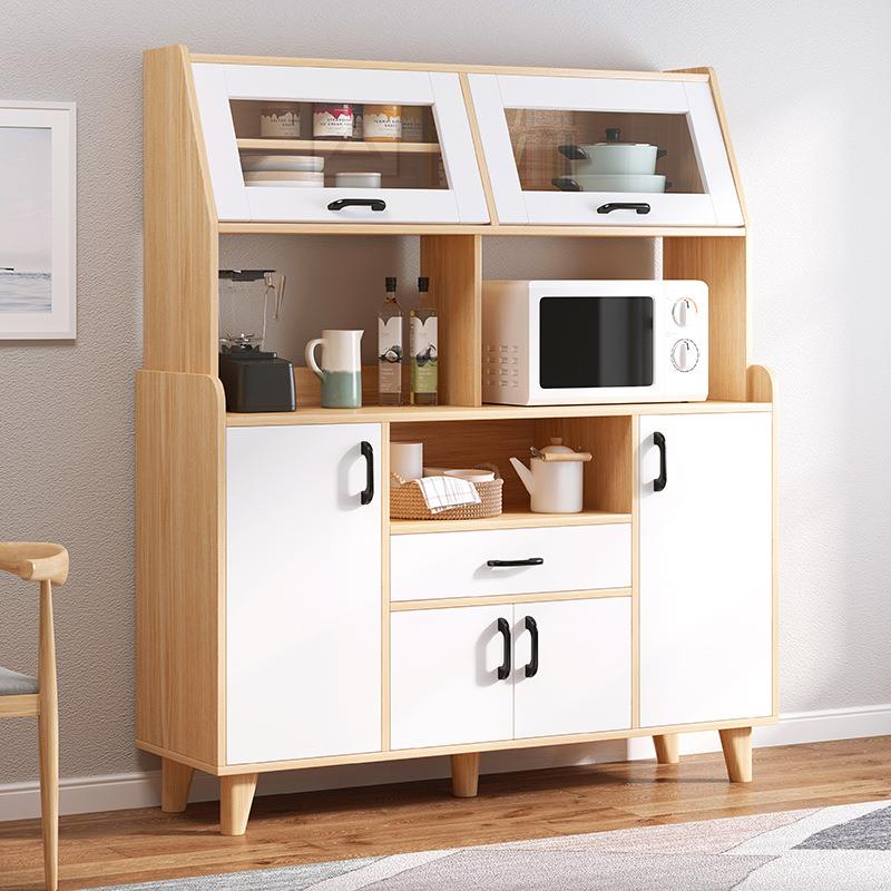 餐边柜储物柜置物柜碗柜收纳简约客厅家用厨房橱柜置物柜子储物柜