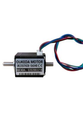 OK20STH28-0604BNEMA8Twoaxissteppingmotor20mm0.014Nm