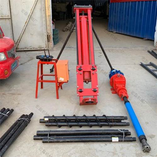 小型潜孔钻机TF100电动气动一体打孔凿岩潜孔钻机支腿式潜孔钻机