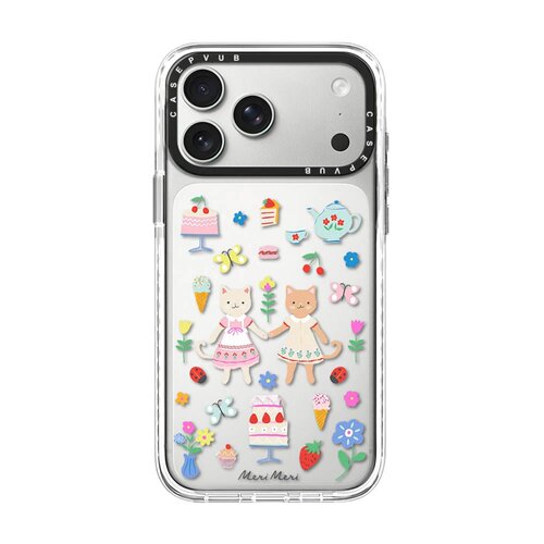 CASEPVUB MeriMeri奇趣小动物适用于iPhone18Pro手机壳苹果17promax/16plus卡通15彩虹花卉14/13防摔保护套