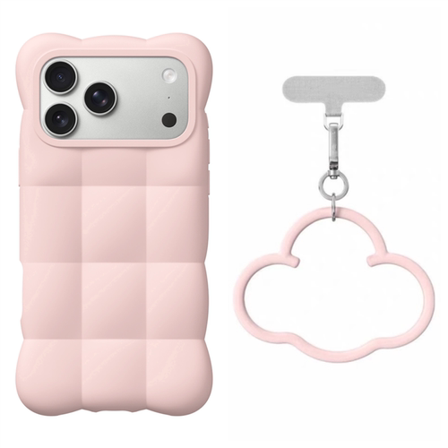 Cloud系列云想奶糖粉/棉云白/晨空蓝云朵适用于iPhone18ProMax纯色简约时尚17promax手机壳16Pro防摔保护套