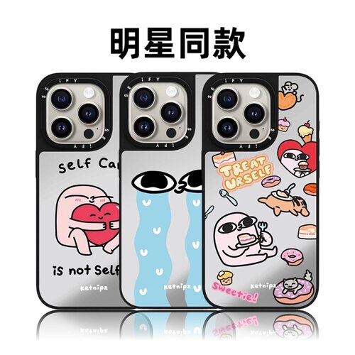 联名Ketnipz小粉怪16pro适用iPhone17Promax苹果15plus手机壳13磁吸14防摔12可爱华强北平替潮壳女