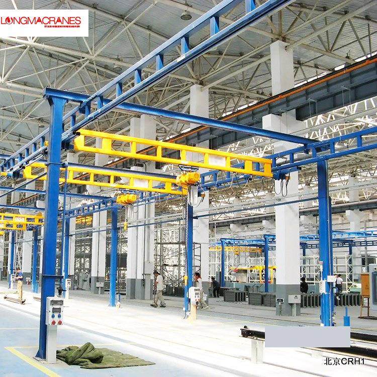 龙马起重机刚性KBK轨道组合式起重机kbk导轨悬挂式轻型单轨吊