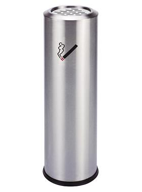 大容量圆形烟灰筒酒店餐厅小号不锈钢烟灰柱吸烟区烟蒂柱GPX-129C