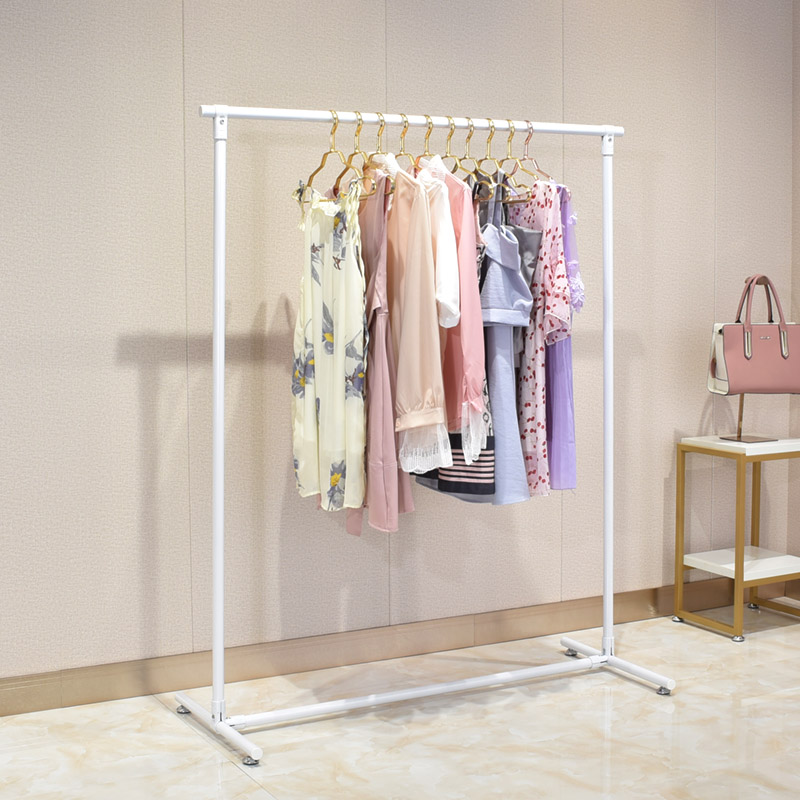 不锈钢单杠衣架服装展示架龙门架衣服架童装架婚纱架落地衣架热卖
