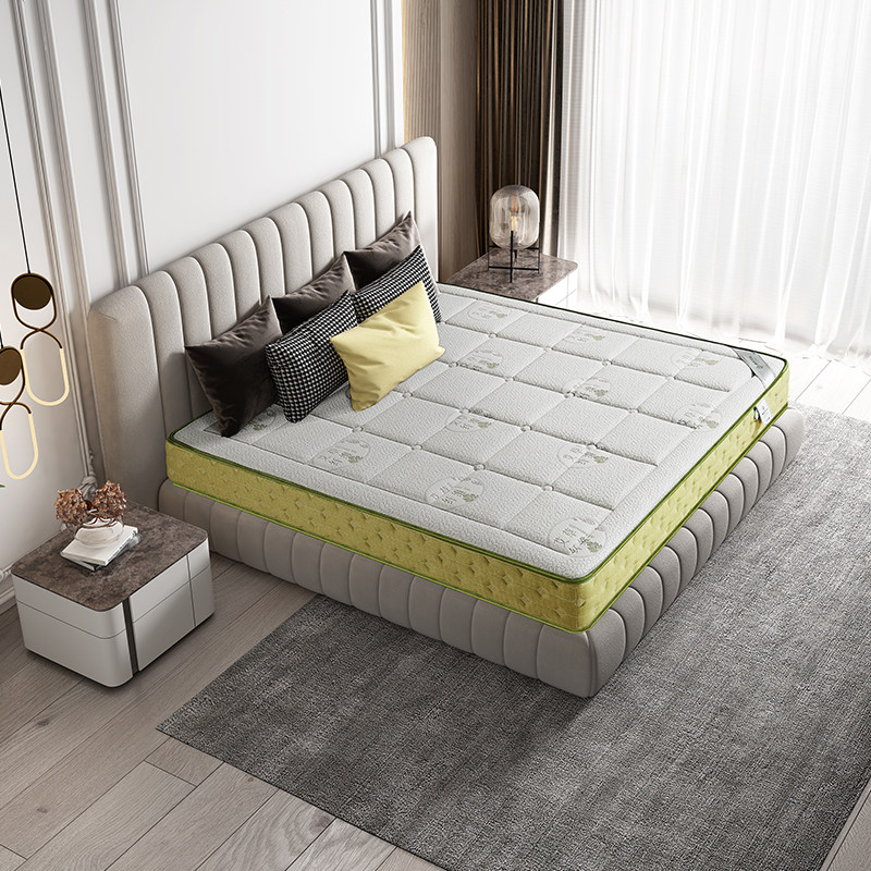 艾草床垫乳胶弹簧超软2米2酒店家用厚软垫卧室十大席梦思名牌床垫