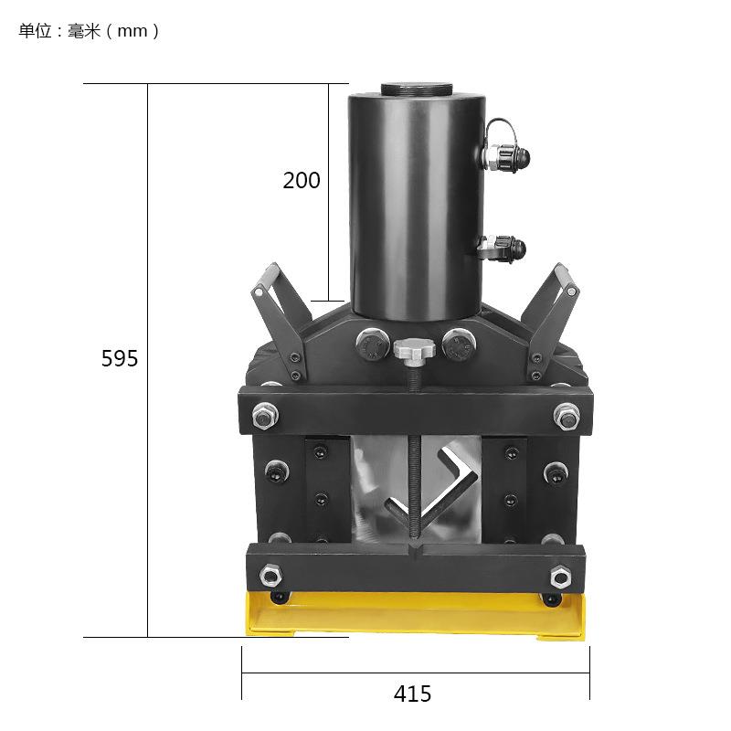 吉牧槽钢切断机 液压槽钢角钢切断机 5号 6号 8号 10号槽钢剪断机