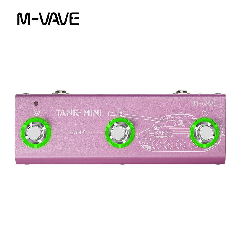 吉他效果器TankMini吉他配件综合效果器M-VAVE新品