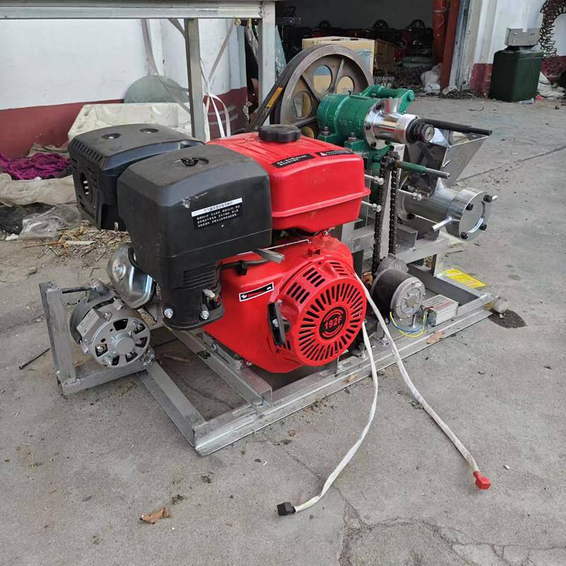 新型多功能五谷杂粮膨化机商用摆摊用柴油汽油大米泡泡果爆米花机