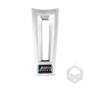 适用宝马m5方向盘红色m1m2镂空下巴汽车改装 配件G30G01G11G012