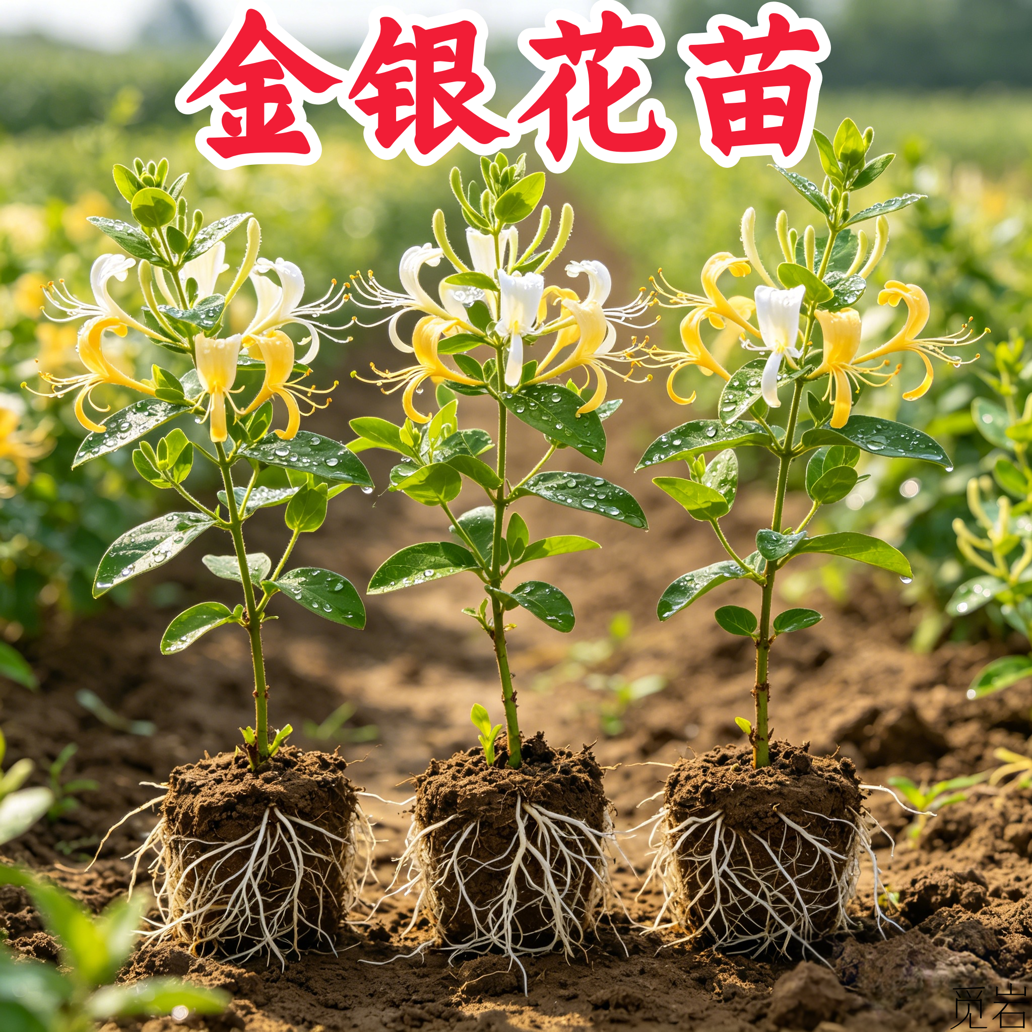 金银花盆栽树苗四季开爬藤观赏