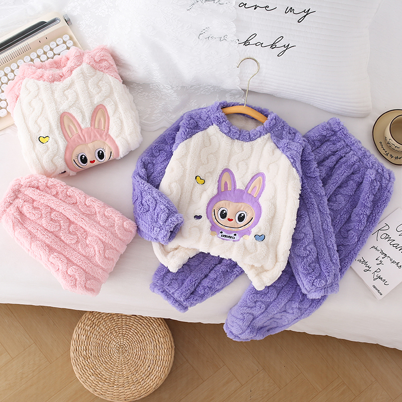 女孩秋冬季家居服套装