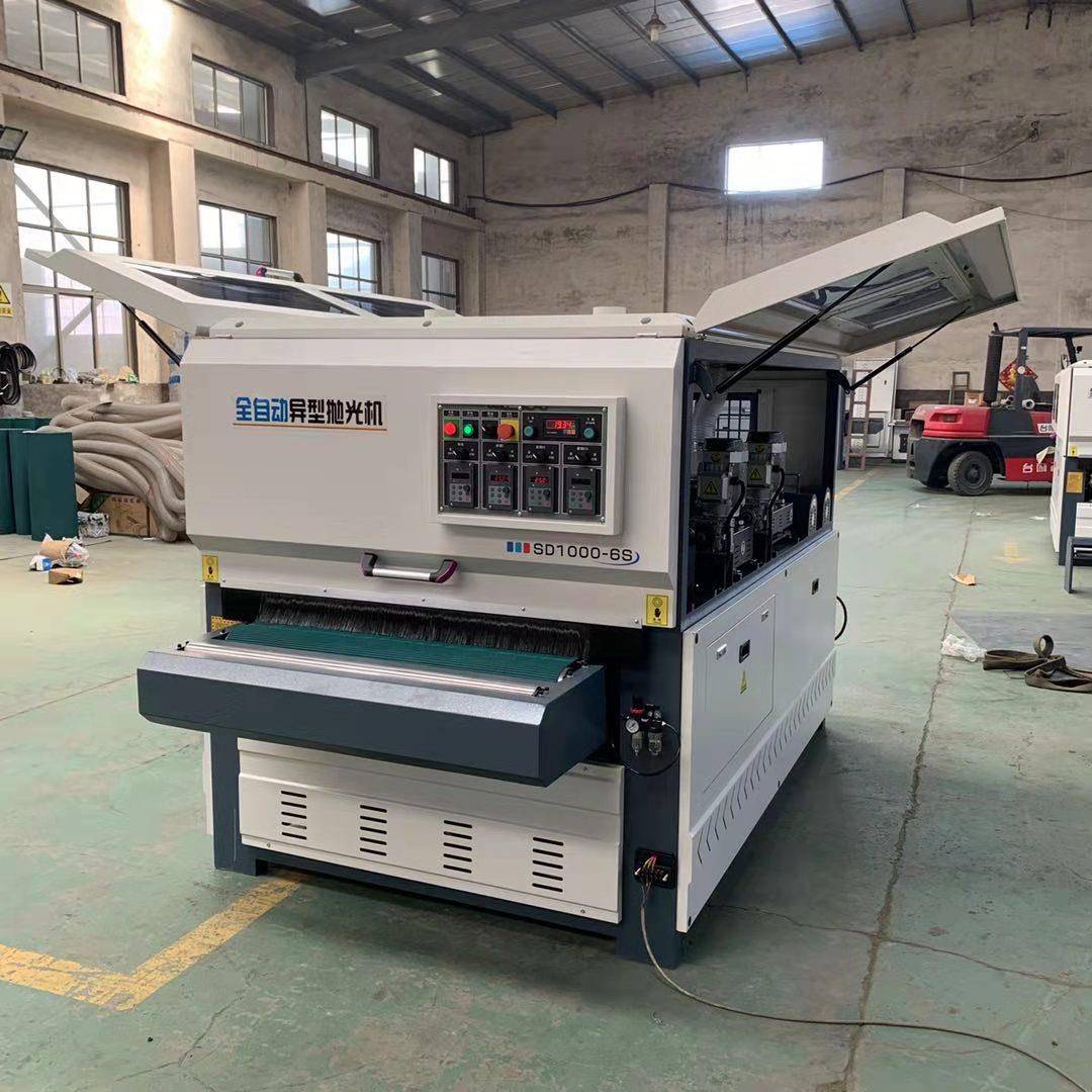 橱柜衣柜门板自动抛光机SD1000-6S门板自动打磨机