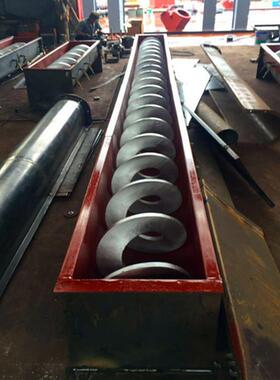 U型螺旋输送机螺旋输送机单轴螺旋给料机螺旋送料机
