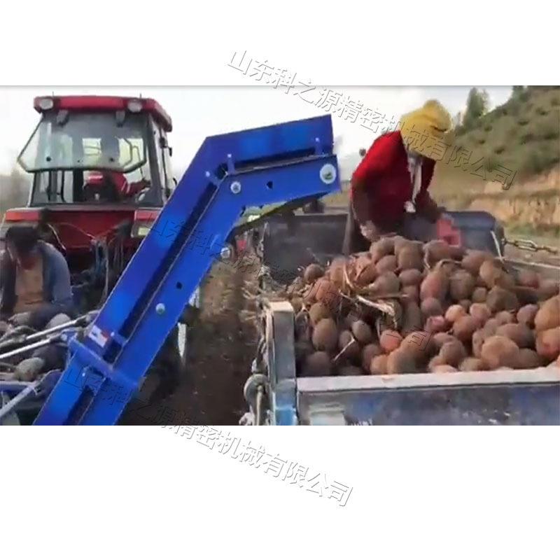 拖拉机后置地下农作物挖掘机履带式土豆收获机红薯马铃薯收割机
