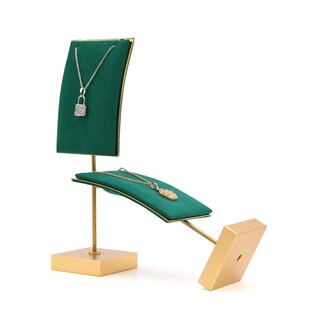 金属首饰架珠宝展示架超纤绒耳环架手镯架吊坠架饰品橱窗陈列道具