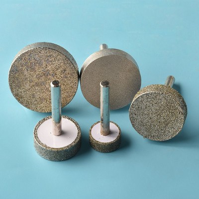 金刚石砂轮平E倒角小型沙轮石金属抛光轮磨片手电钻砂轮机平面钢