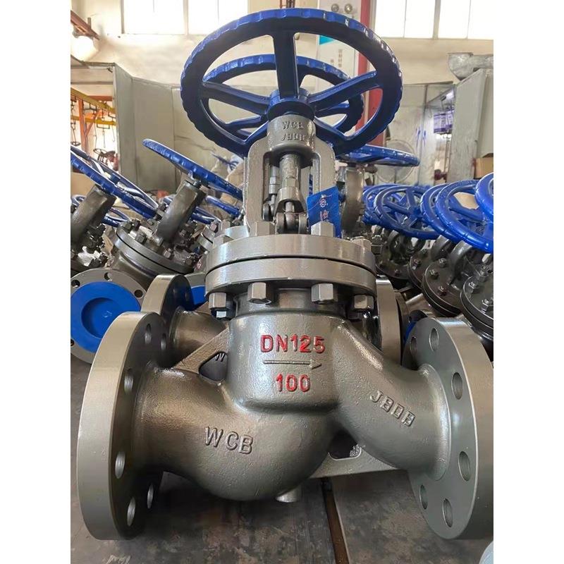 J41H-16C铸钢截止阀高温蒸气阀WCB明杆法兰截止阀
