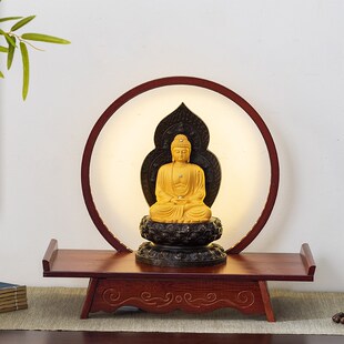 迷你佛像底座玄关小供桌摆件台加高托架神台供桌家用财神香案神龛