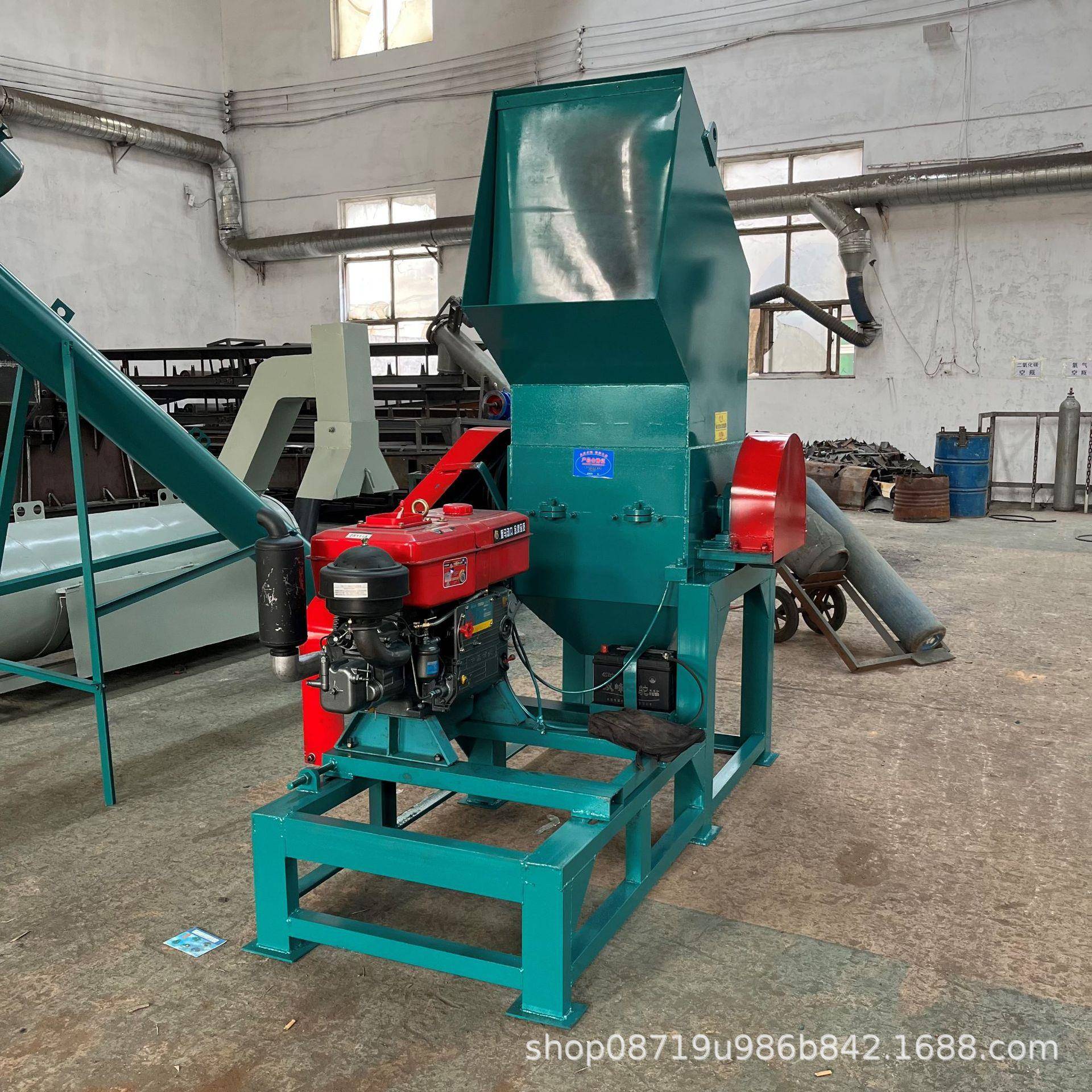 600型水果筐粉碎机内部花刀结构柴油机三相电都可使用