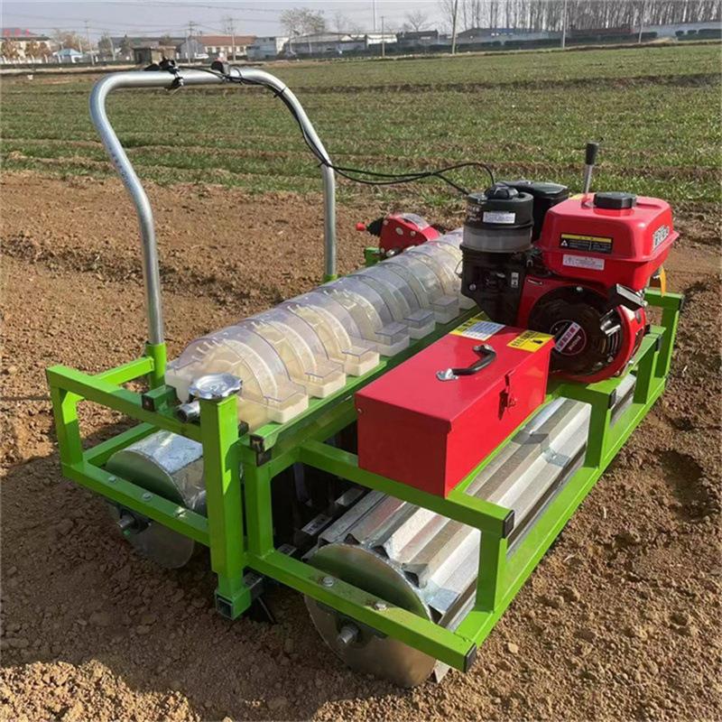 十行自走式汽油精播机 韩式免间苗蔬菜种植点播机 种菜机厂家