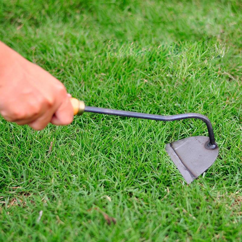 小锄头种菜家用小型便携挖土农用种花种菜锄草小锄头小巧户外全钢