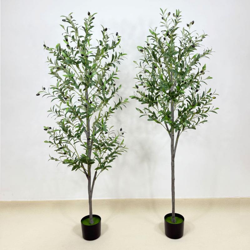 拆装仿真橄榄树盆栽外贸人造假树工艺品装饰