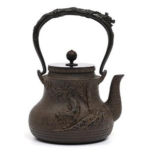 铸铁壶烧水泡茶壶电陶炉套装户外围炉煮茶器明火茶炉老铁壶