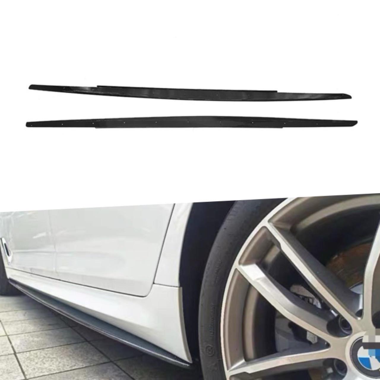 适用2011-2016宝马5系F10侧裙MP款ABS材料无损安装