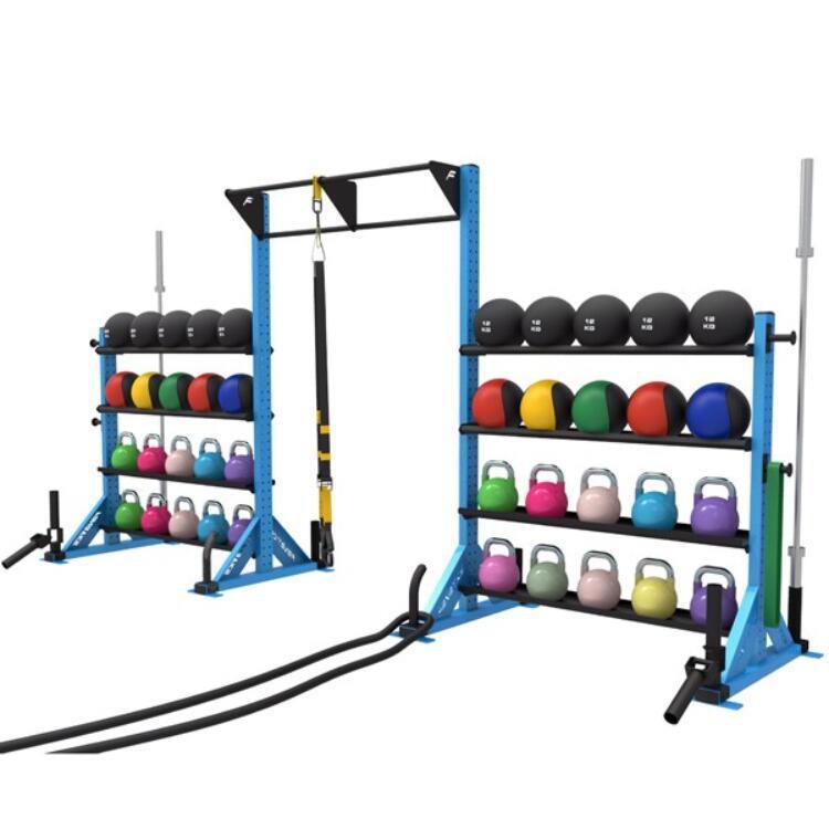 三飞FT-FS21多功能储物架哑铃架壶铃架杠铃杆架室内健身房器械