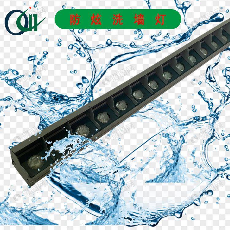 防炫目格网灯无缝连接18W24W36WLED洗墙灯DMX512外控洗墙灯