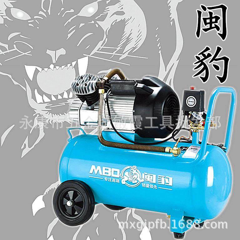 闽豹空压机MB6001空气压缩机6HP单相气泵双缸直销