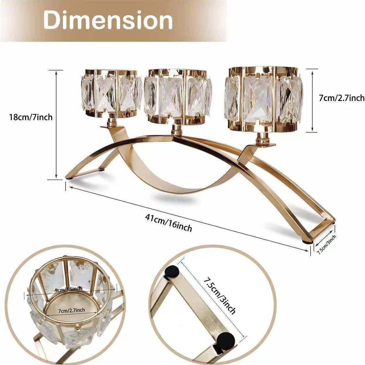 北欧铁艺水晶烛台餐桌家居装饰浪漫烛光晚餐道具婚庆三头烛台摆件,家装灯饰光源,其它灯具灯饰,淘宝优惠券,粉丝福利购,淘宝优惠卷