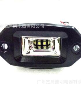 20wLED带耳朵工作灯嵌入式4X4越野车保险杠卡车货车边灯