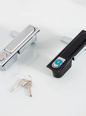 【折扣价】配电柜锁MS480-2黑色平面锁配电箱锁开关柜门锁厂家直